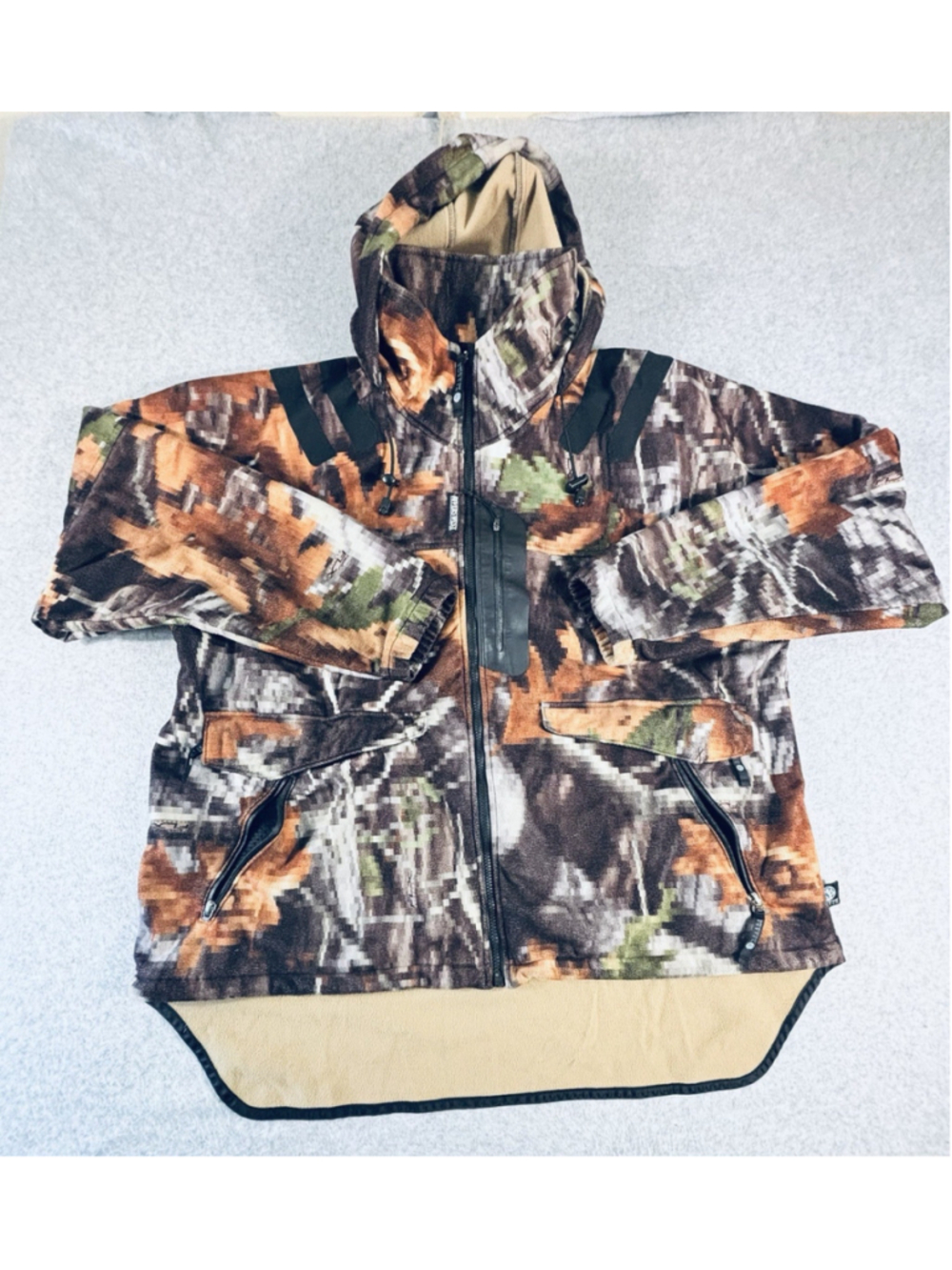 Rivers West XL Waterproof Fleece Hunting Jacket FLX Camo Hooded Full Zip Coat